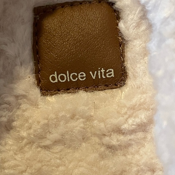New Dolce Vita Jamey Fur Lined Slides - Picture 9 of 14
